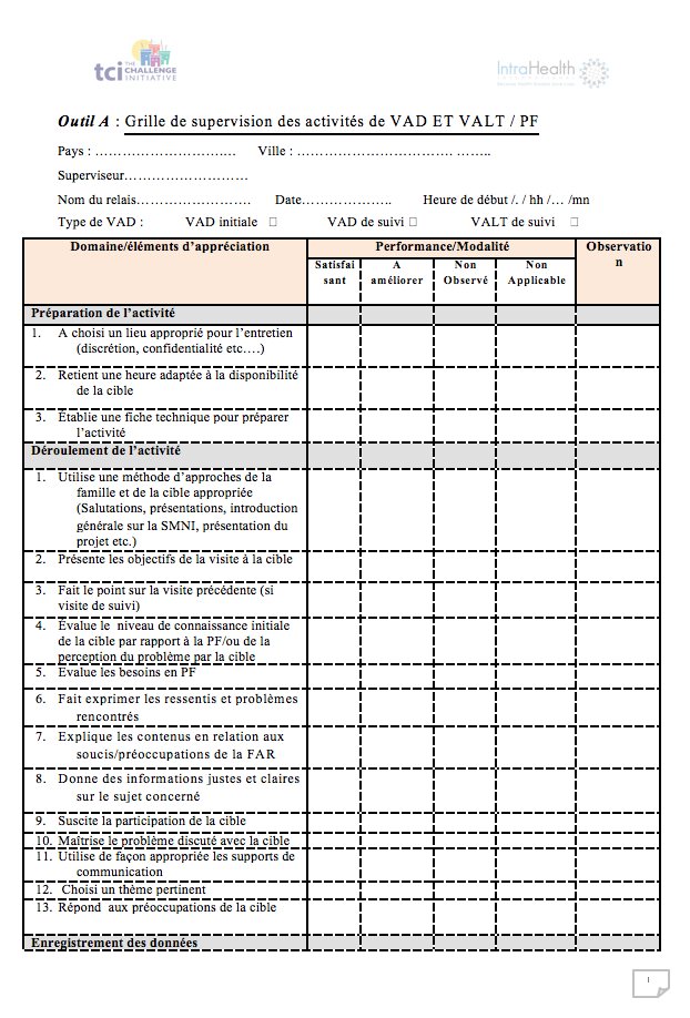 Outil de Supervision VAD PASS-2020