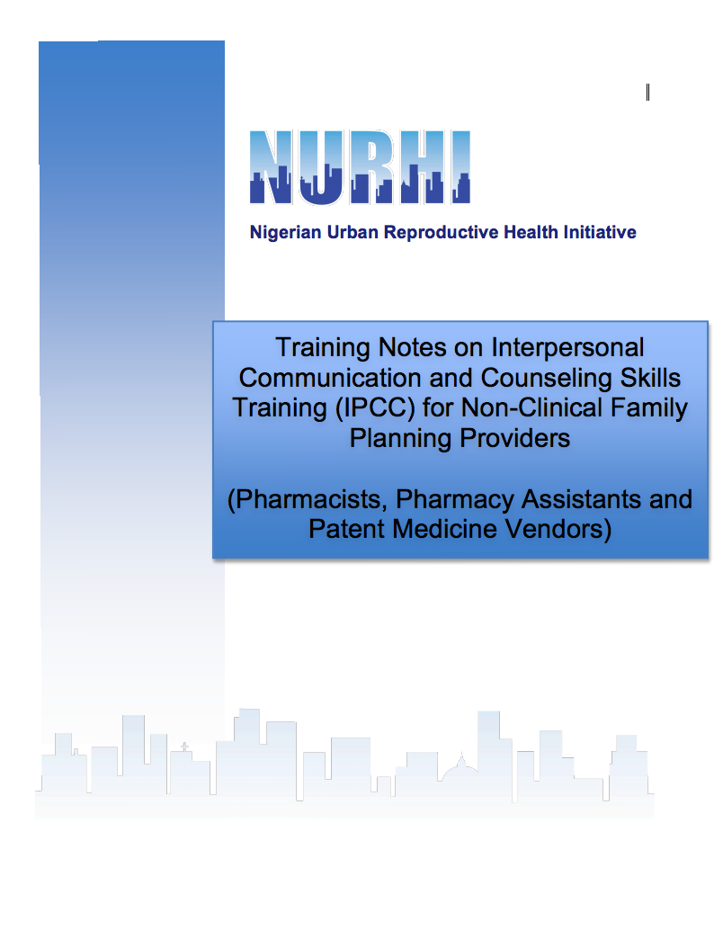 Family Planning Interpersonal Communication and Counseling Skills Training for Non-Clinical Providers