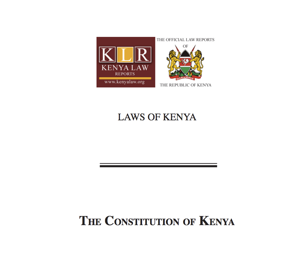 The Constitution of Kenya