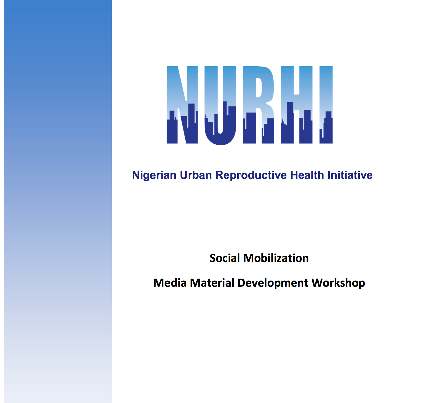 Media and Materials Development Workshop