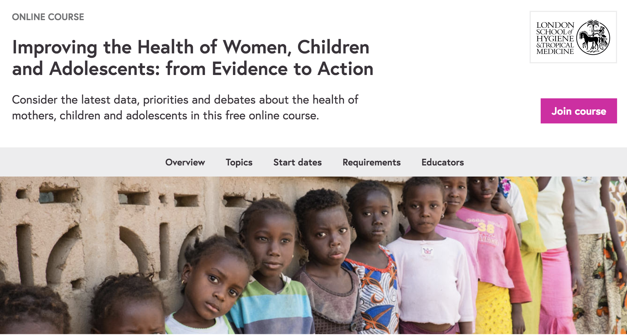 Improving the Health of Women, Children and Adolescents: from Evidence to Action