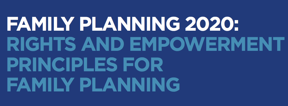 Rights and Empowerment Principles for Family Planning