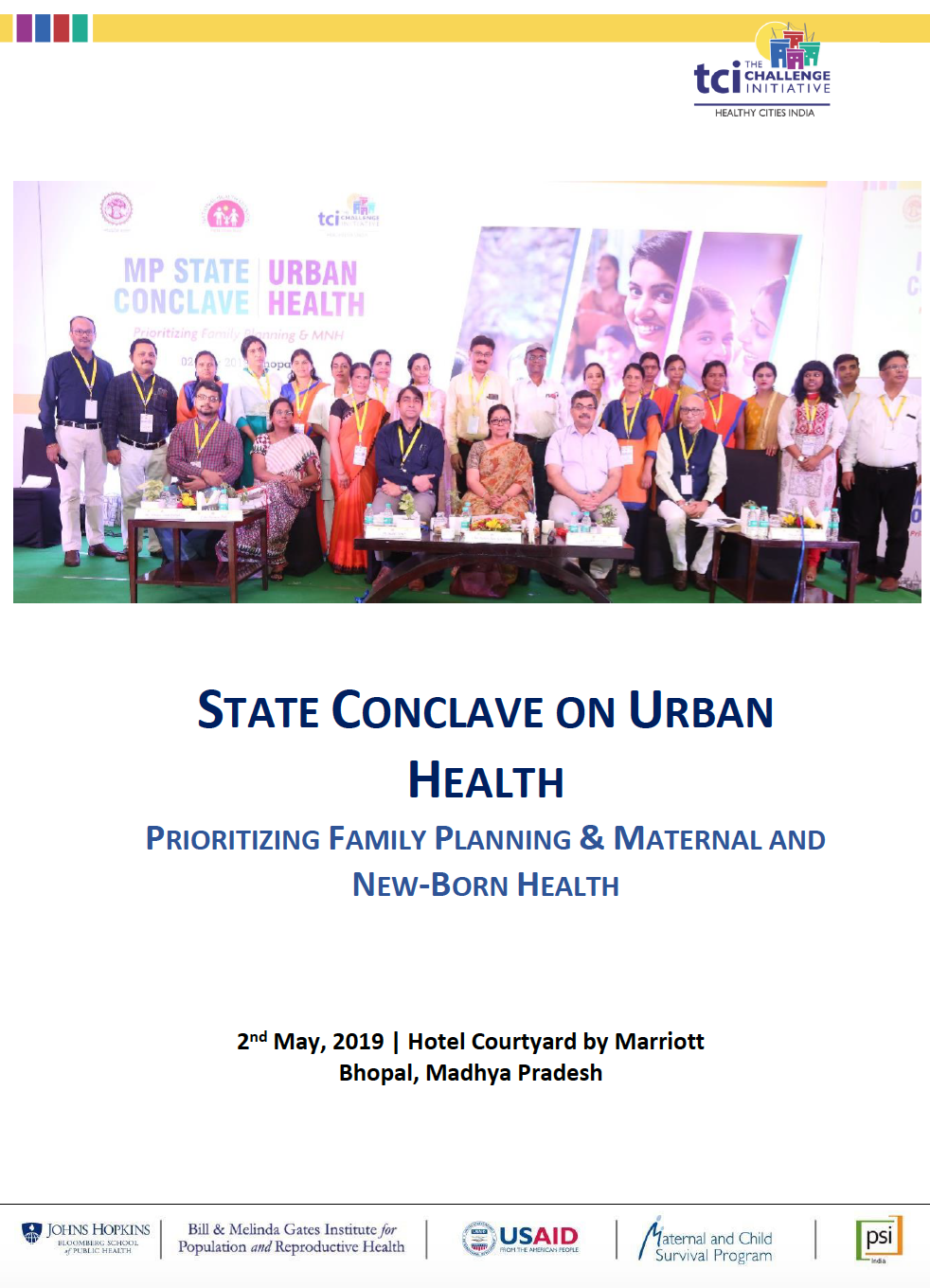 MP State Conclave on Urban Health, May 2, 2019
