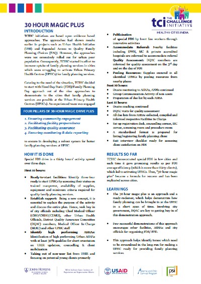 30 heures de magie et d'apprentissage