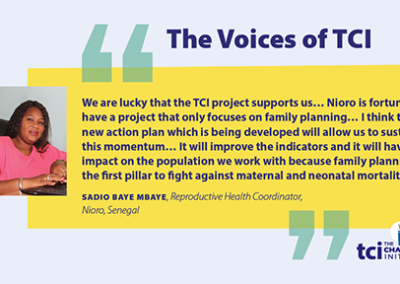 TCI शहरों को बदल दिया गया: गरीब शहरी सेटिंग्स में परिवार नियोजन प्रगति पर प्रतिबिंब