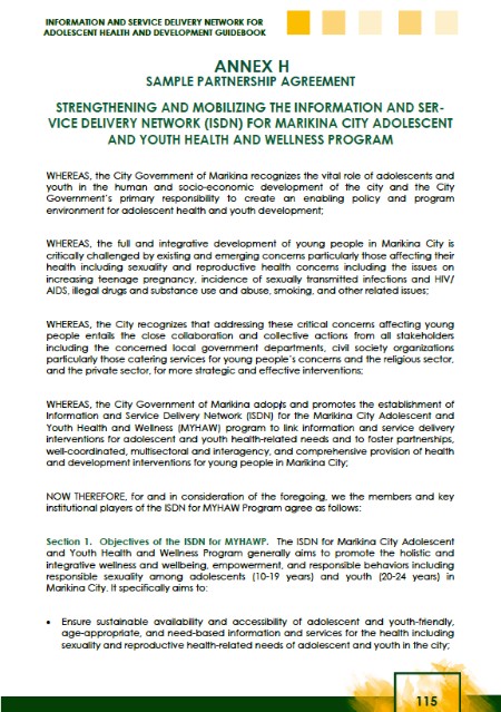 Sample Partnership Agreement