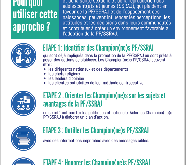 Sélection des Champions pour la promotion de la Planification Familiale