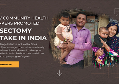 La stratégie d'engagement des hommes pour le planning familial de la TCIHC fonctionne en mettant le gouvernement aux commandes