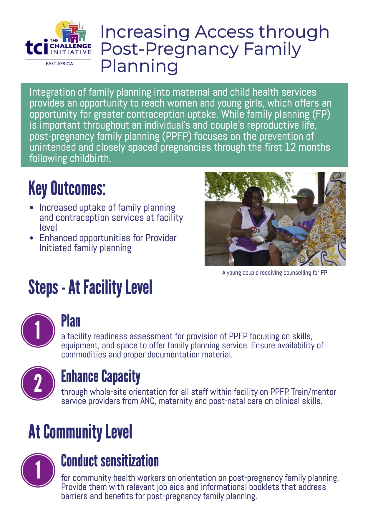 Increasing Access through Post-Pregnancy Family Planning Job Aid