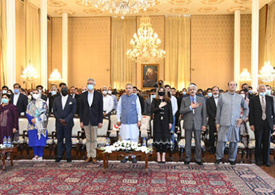 Le président pakistanais assiste au lancement officiel à Islamabad de la sixième plateforme de TCI