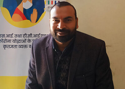 Le maître-coach de Prayagraj aide à mettre en place des réunions mensuelles et un examen régulier des données afin de maintenir l'impact de TCI.