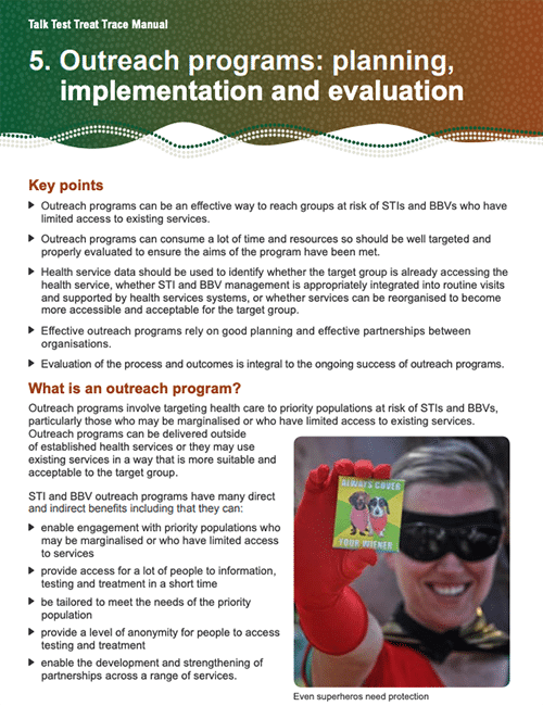 Western Australia DOH Talk Test Treat Trace Manual