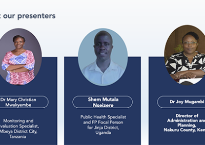 Un webinaire met en lumière les stratégies réussies de financement de la planification familiale au Kenya, en Tanzanie et en Ouganda