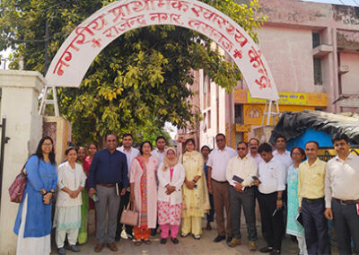 Les responsables de la mission de santé du Jharkhand inspirés par un voyage d'étude dans deux villes modèles de l'Uttar Pradesh