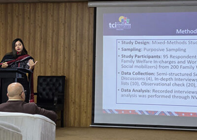 TCI présente des apprentissages à fort impact lors de la 14e conférence sur la santé publique de la Health Services Academy à Islamabad