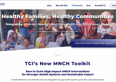 TCI lance une nouvelle boîte à outils MNCH pour donner aux gouvernements locaux les moyens d'agir et soutenir les familles et les communautés en bonne santé